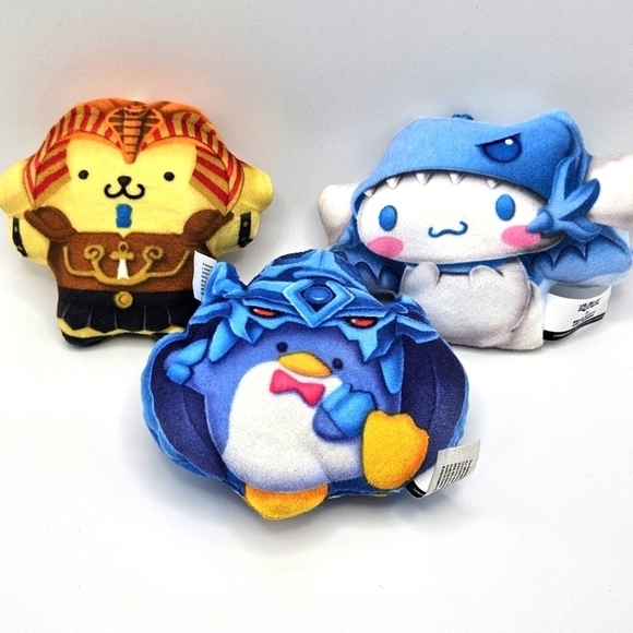 Mcdonald’s Yu-Gi-Oh X Hello Kitty & Friends Plush 2024 Exodia Blue Eyes Obelisk - Picture 1 of 6